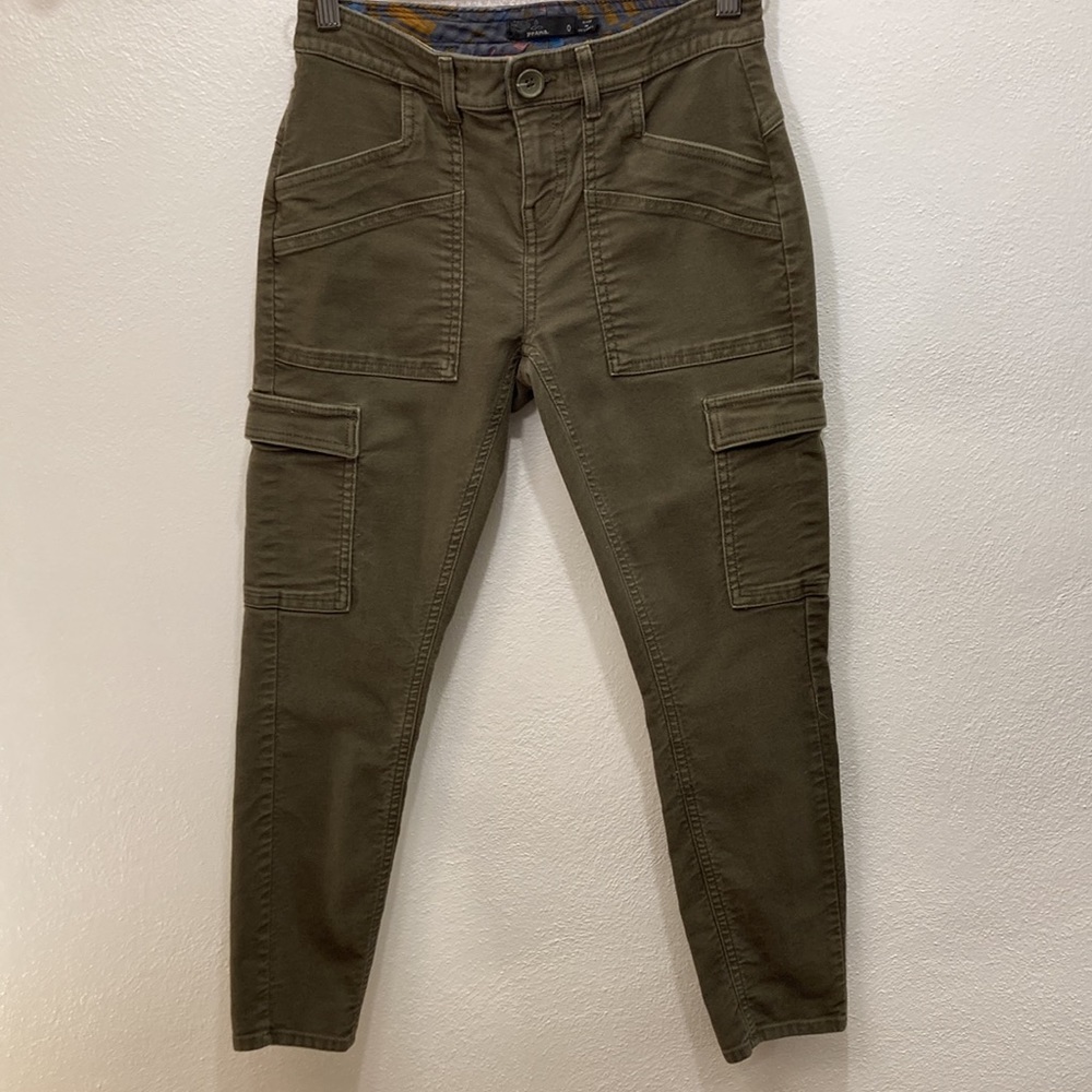 Prana skinny ankle cargo pants